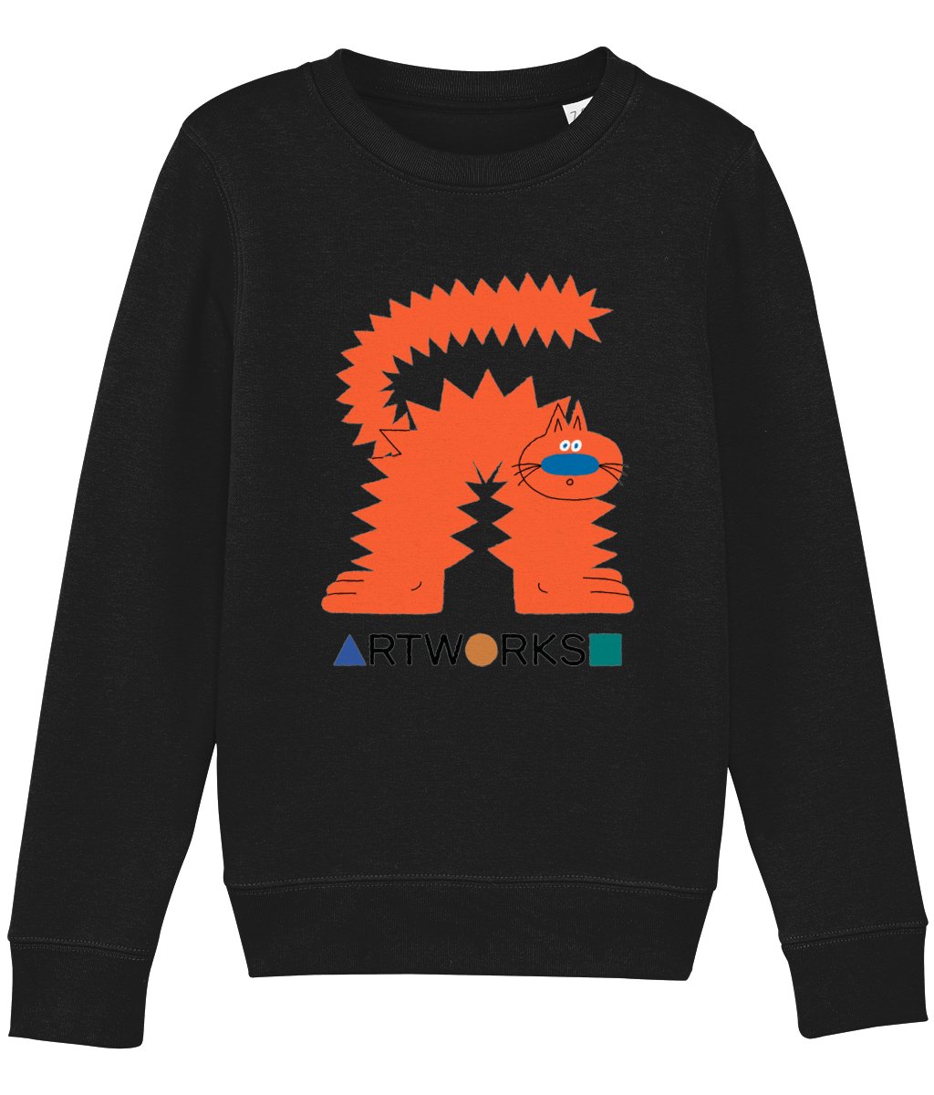 Cool Cat Sweatshirt - Artworks Clothing